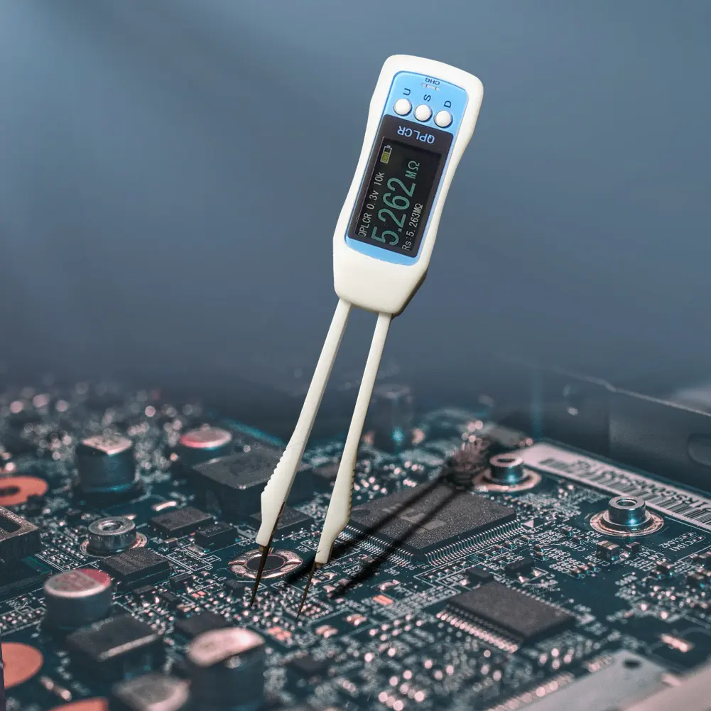 LCR Bridge Meter Digital Display High Precision LCR Meter Tweezer Tweezer Tester Capacitance Inductance Resistance Tester