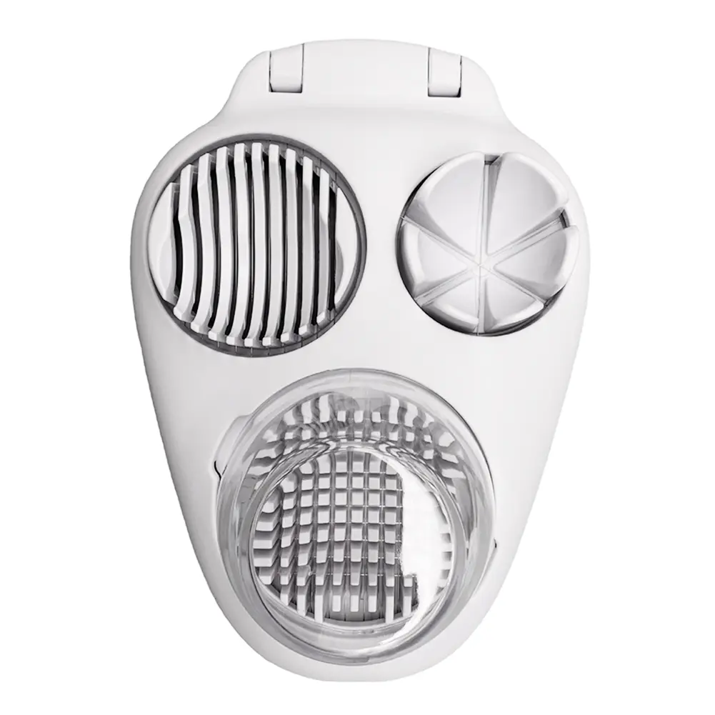 3 in 1 Egg Cutter Egg Slicer Multifunctional Kitchen Chopper Tool Stainless Steel Wire Fruit Slicing Tool for Hard Boiled Eggs