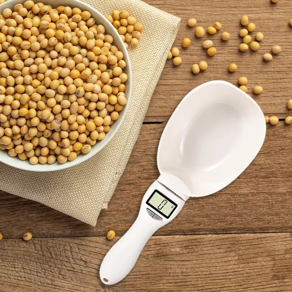 Digital Measuring Spoon 800g/1g Measuring Weighing Electronic Spoon Scale Weighing Spoon Scale for Kitchen and Dog Cat Food