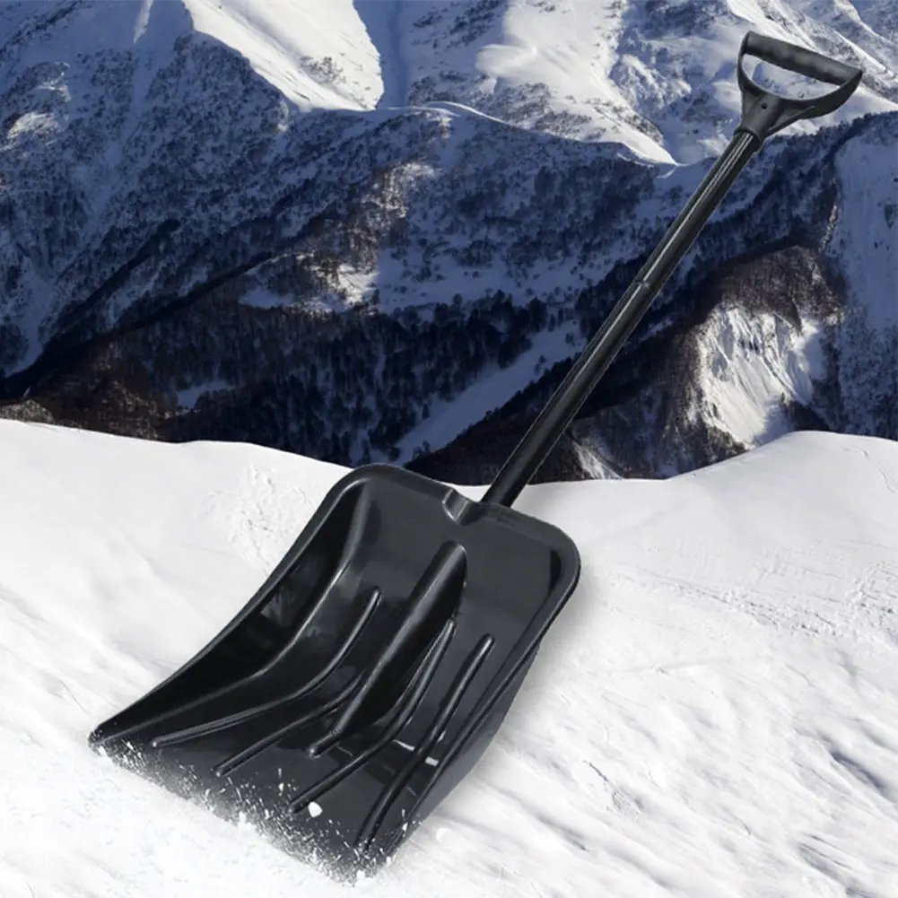 Parent-Child Playing Snow Shovel Aluminum Alloy Shovel Large Capacity Snow Shovel for Garden Car Camping for Snow Removal