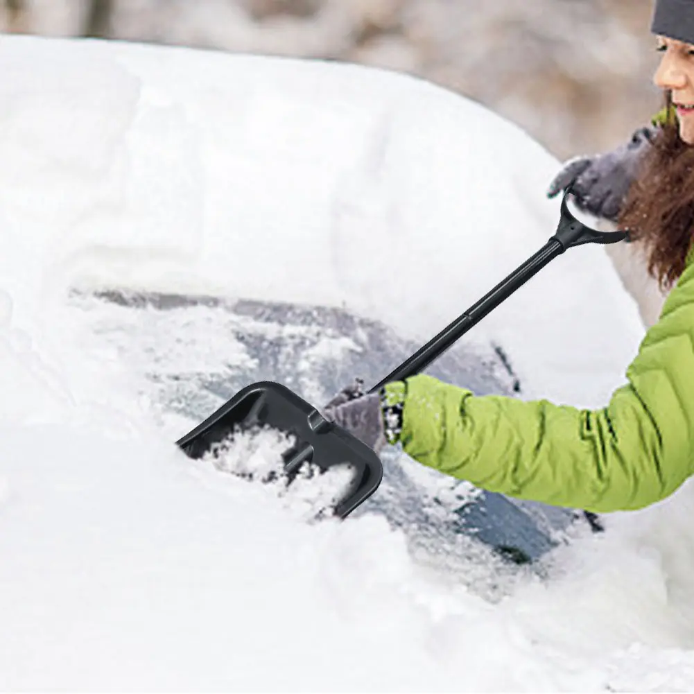 Parent-Child Playing Snow Shovel Aluminum Alloy Shovel Large Capacity Snow Shovel for Garden Car Camping for Snow Removal