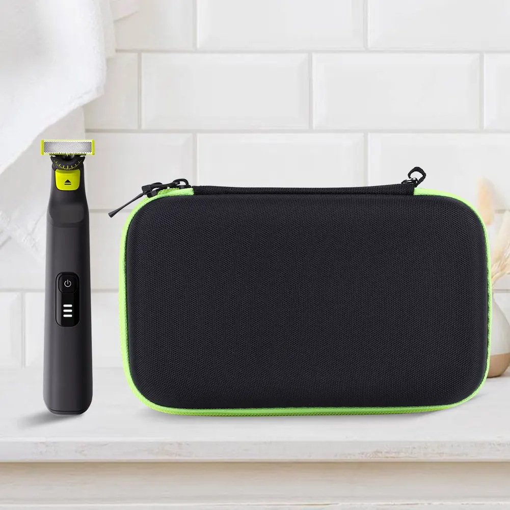 Carrying Case Electric Shaver Storage Case Electric Trimmer Shaver Travel Case Cover for Philips OneBlade Pro and Accessories