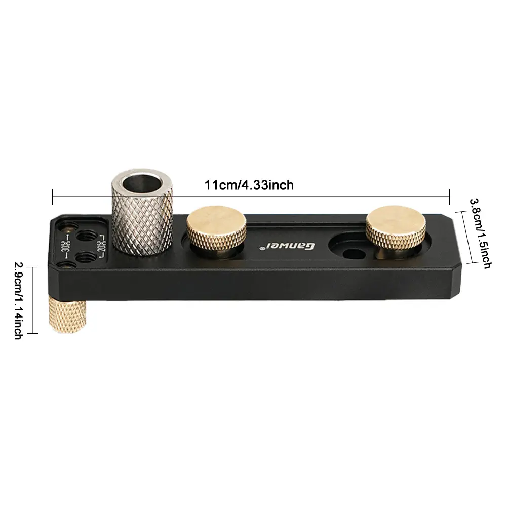 Aluminum Profile Punching Auxiliary DIY Tool Accurate Drilling Positioning for 2020 2040 3030 3060 Profiles Generic Jig Guide