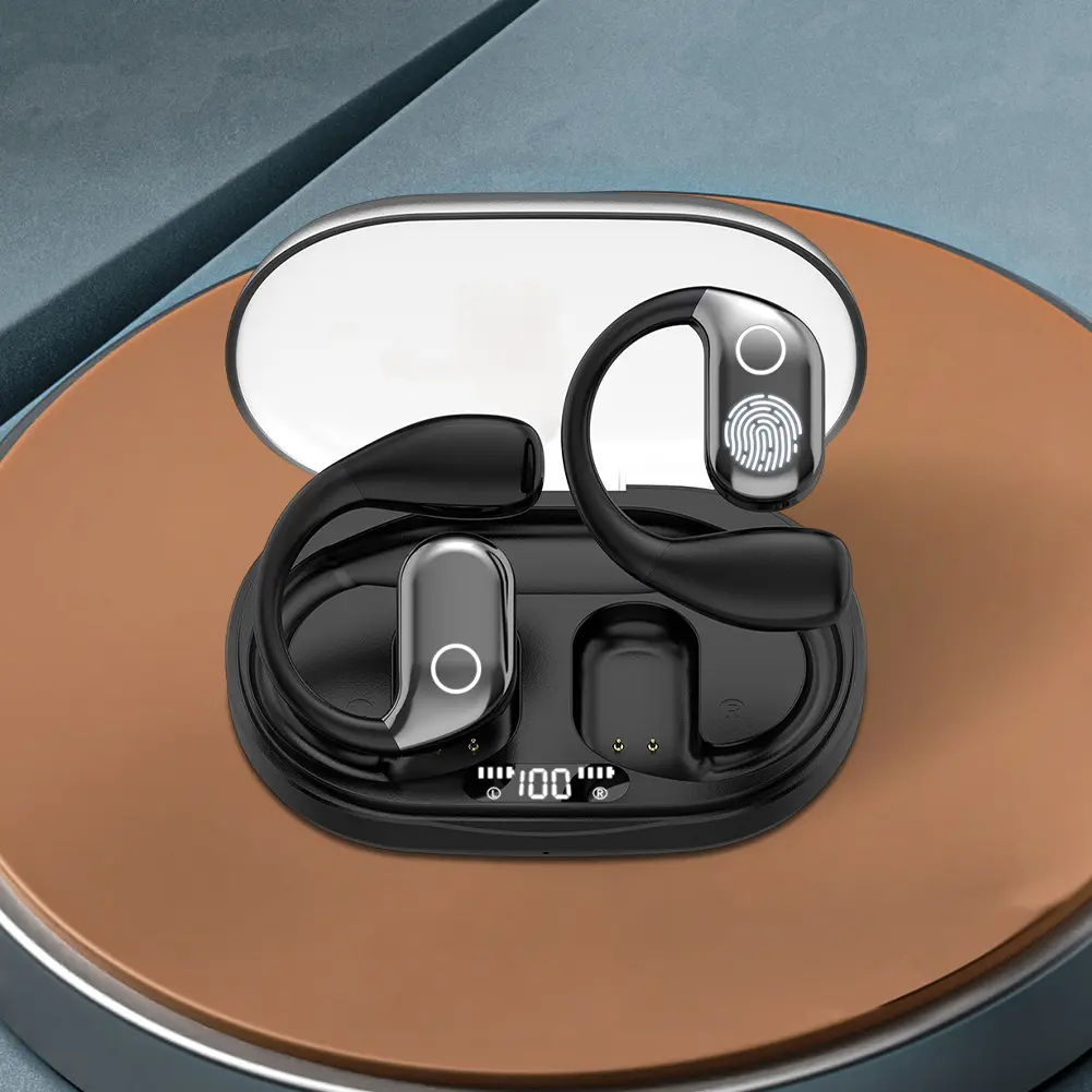 Bluetooth-Compatible Language Translator Earbuds Long Battery Life Real-Time Two-Way OWS Earbuds for Travel Business Learning