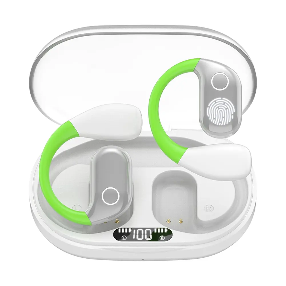 Bluetooth-Compatible Language Translator Earbuds Long Battery Life Real-Time Two-Way OWS Earbuds for Travel Business Learning