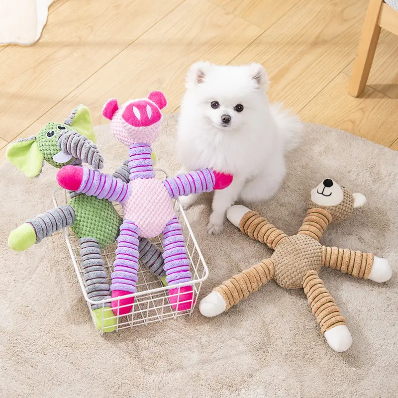 Large Dog Sound Squeaky Toys Pet Soft Chew Molar Training Toy Squeaky Dog Toys Dog Chew Toy Puppy Chew Toys for Teething