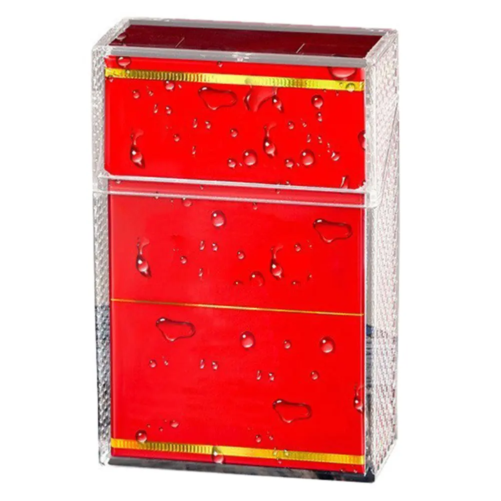 Cigarette Case Flip-Top Cigarette Box Moisture-proof Magnetic Switch Cigarette Case Holds Up To 20 Cigarettes for Outdoor Travel