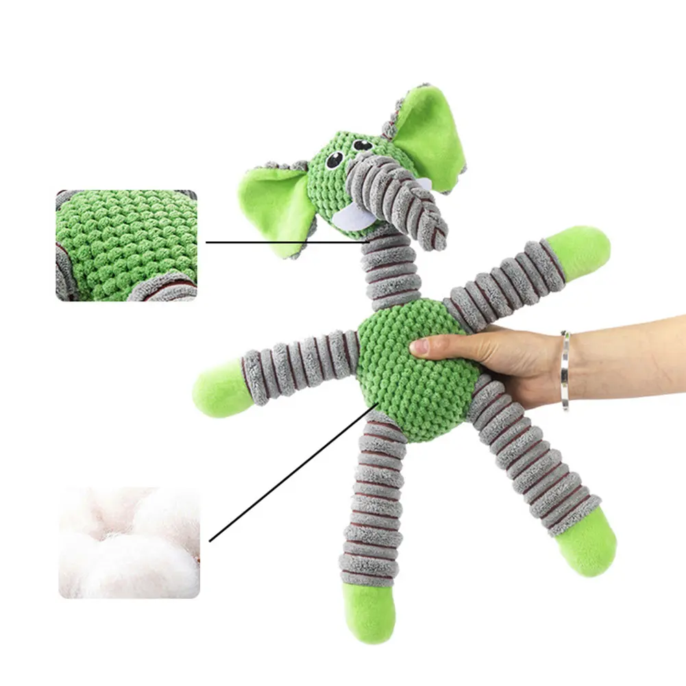 Large Dog Sound Squeaky Toys Pet Soft Chew Molar Training Toy Squeaky Dog Toys Dog Chew Toy Puppy Chew Toys for Teething