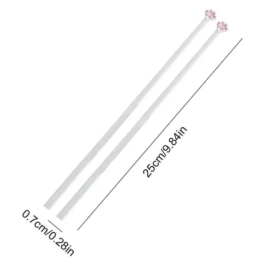 2025 New Cat Paw Chopsticks with Pink Paw Prints Reusable Practical Chopsticks Non-Slip Cute & Unique Food Clip for Home Party