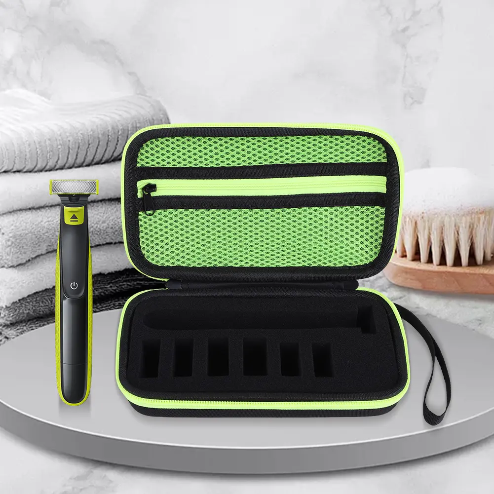 Carrying Case Electric Trimmer Shaver Travel Case Cover Portable Storage Bag for Philips OneBlade and Accessories