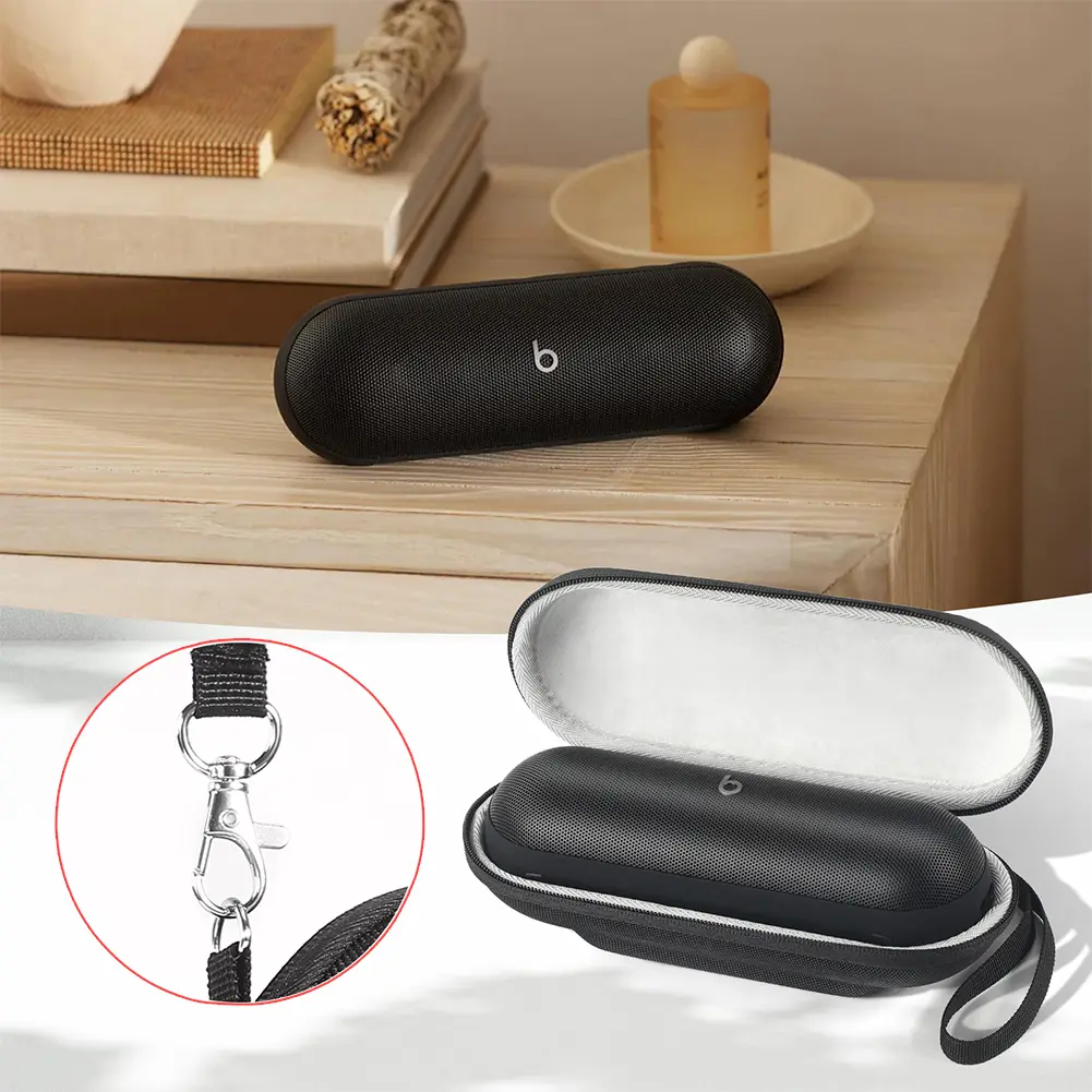 Portable Travel Case Shockproof Hard Protective Case Anti-Scratch Travel Carrying Storage Protective Bag for Beats Pill Speaker