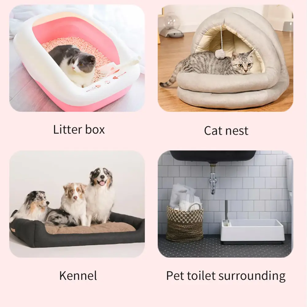 2600mAh Pet Odor Purifier Rechargeable Dust-Free Automatic Pet Toilet Air Purifier Universal for All Kinds of Cat Litter Box