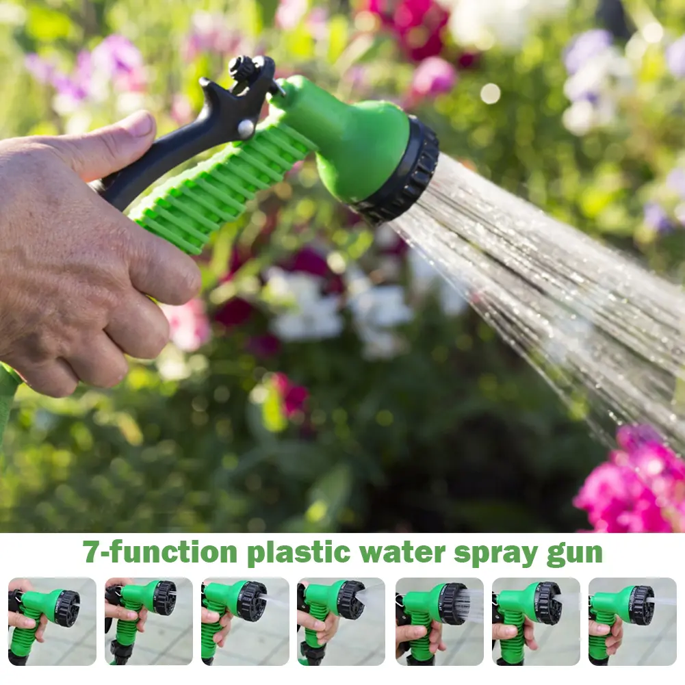 Wall-mounted Water Spraying Hose Multi-Function Portable Water Pipe Suit Household High Pressure Adjustable Water Flowers Trees