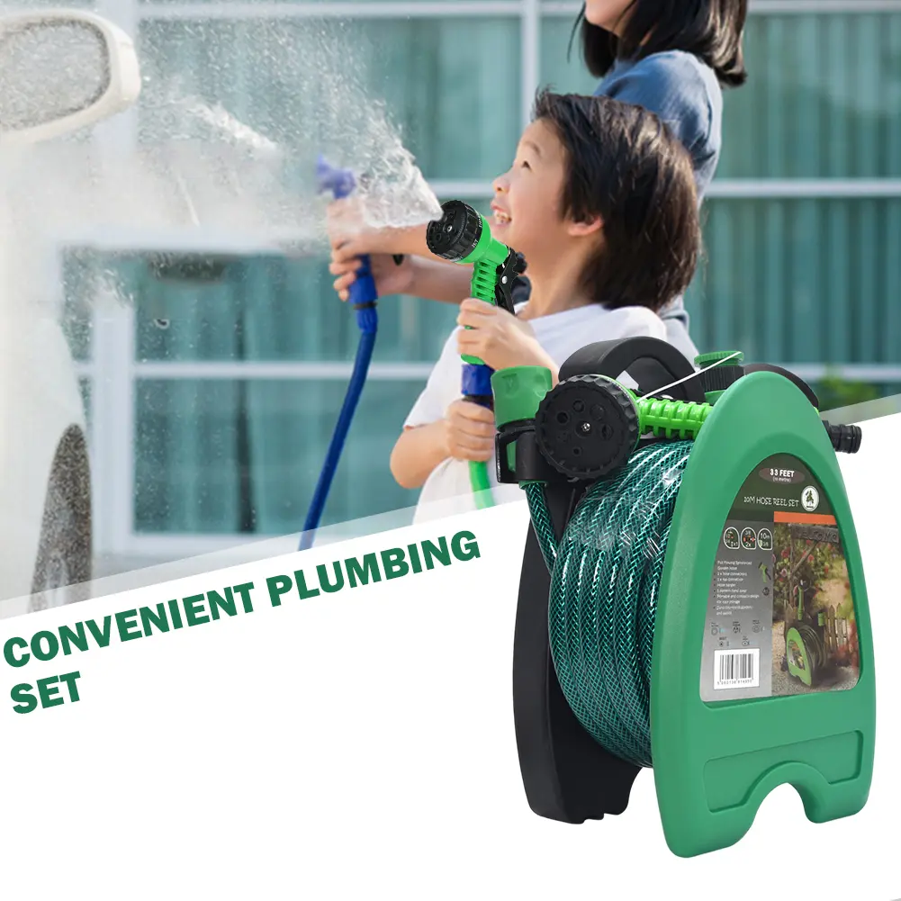 Wall-mounted Water Spraying Hose Multi-Function Portable Water Pipe Suit Household High Pressure Adjustable Water Flowers Trees