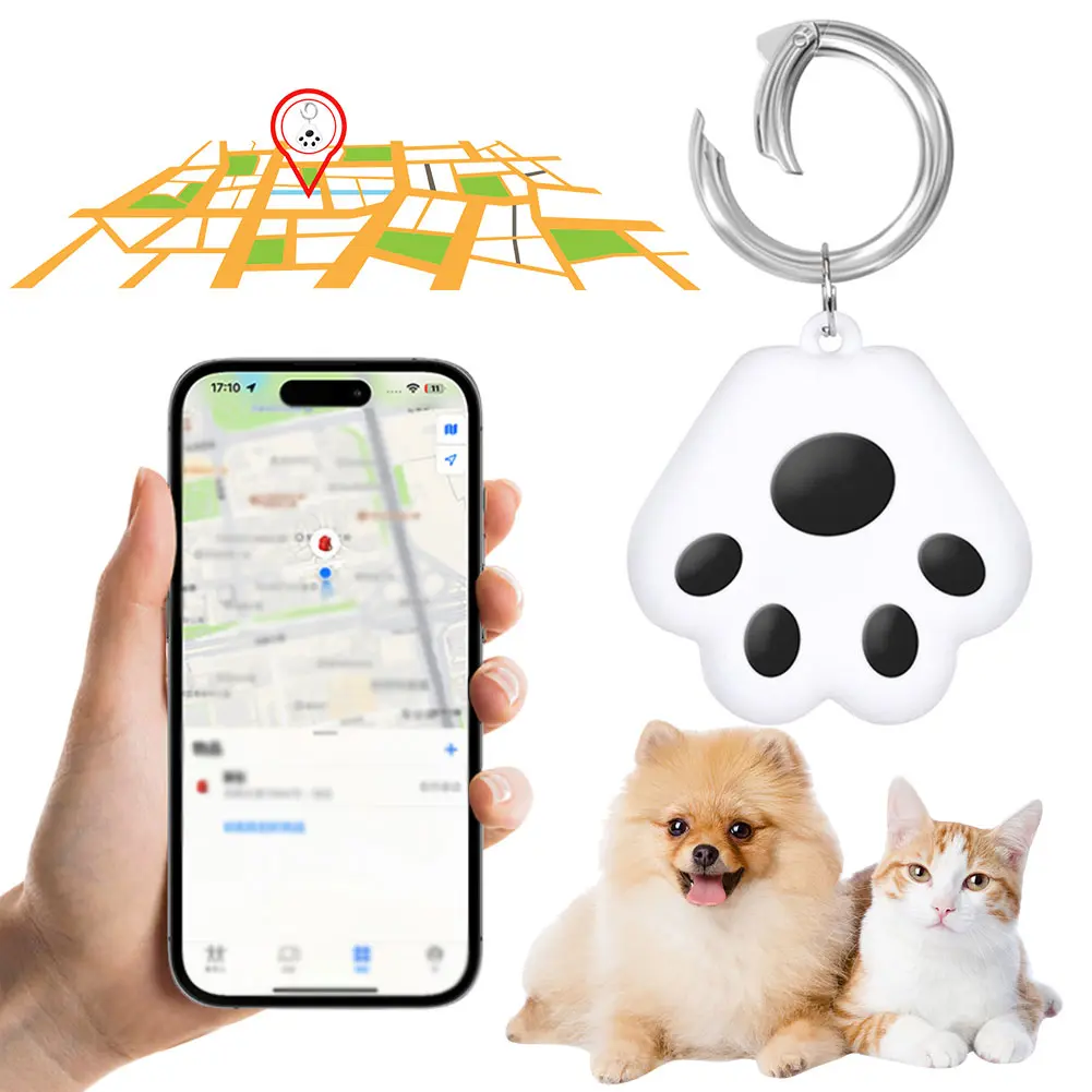 Pets Mini GPS Tracker Keychain Smart Anti Lost Tracking Device Anti-Lost Bluetooth-compatible Tag Item Tracker for IOS/ Android