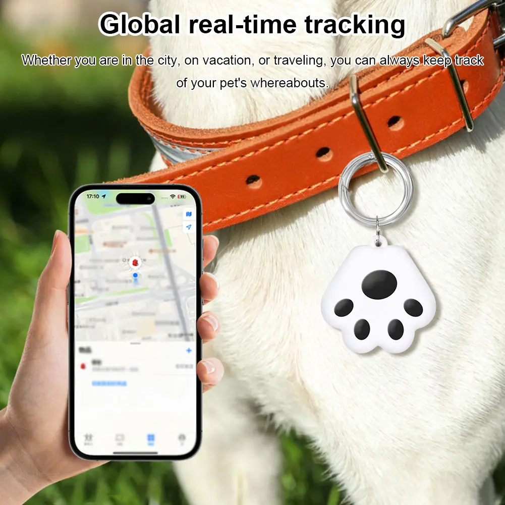 Pets Mini GPS Tracker Keychain Smart Anti Lost Tracking Device Anti-Lost Bluetooth-compatible Tag Item Tracker for IOS/ Android