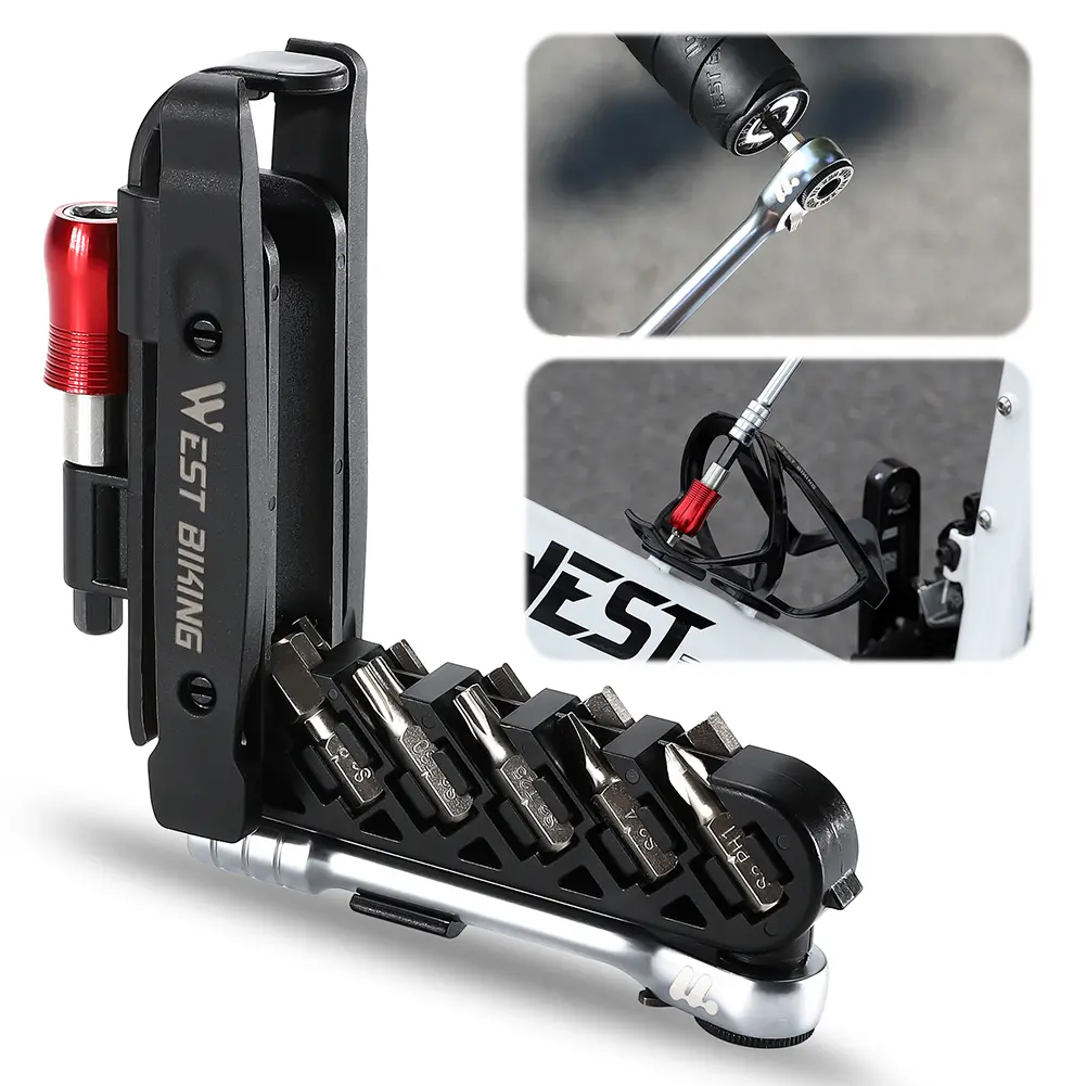 Ratchet Wrench Multi Function Repair Tools Set Multifunctional Ratchet Wrench Tool Set Cycling Accessories