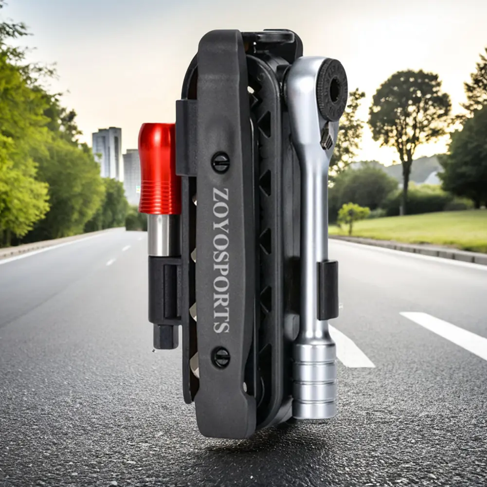 Portable Ratchet Wrench Tool Kit Quick Release Mini Ratchet Wrench Tool Kit Mountain Bike Road Bike Riding Repair Accessories