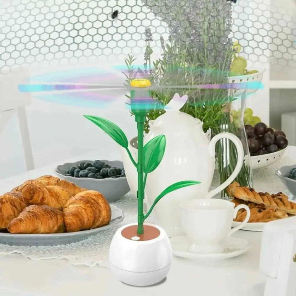 Fly Fans for Tables Fly Repellent Fan Table Top Fly Fan Portable Outdoor Picnic Fan for Picnic Restaurant Party