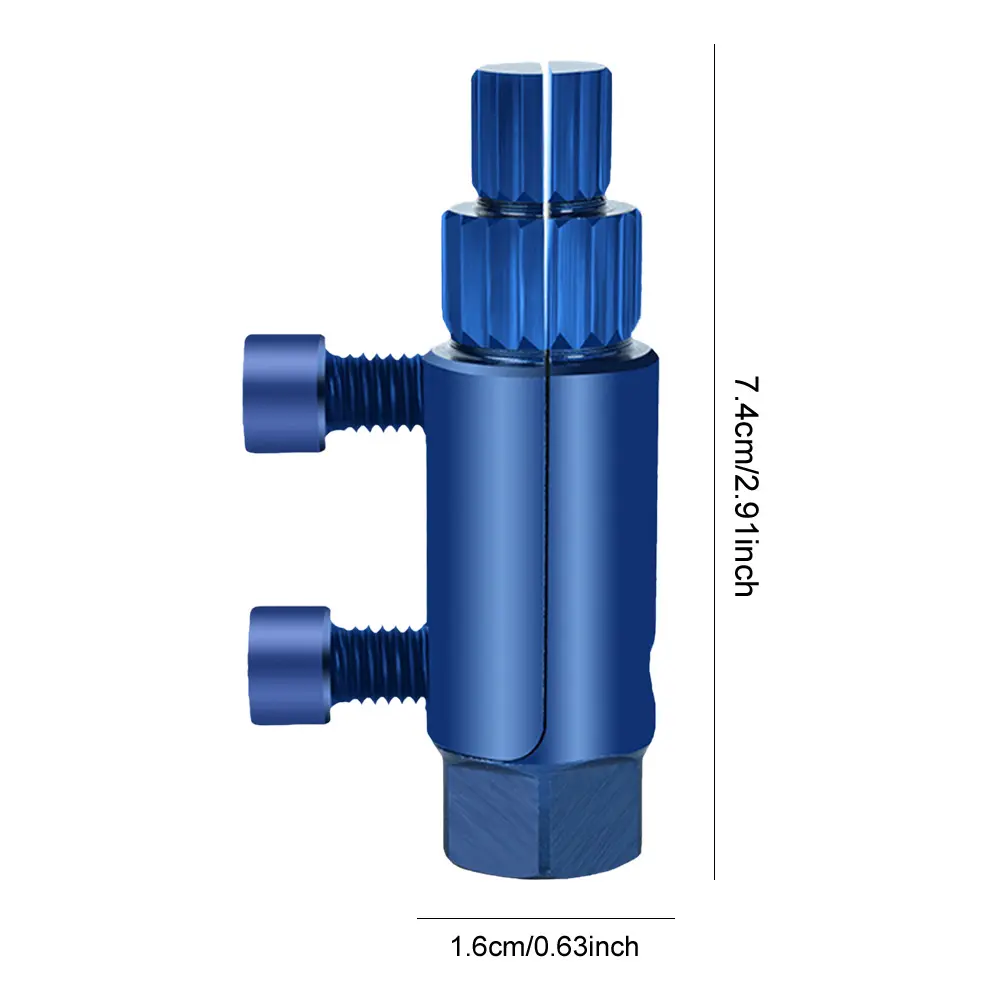Broken Pipe Thread Extractor Thread Removal Tool Broken Valve Thread Extractor Broken Faucet Removal Tool for 1/2 3/4 Inch Pipe