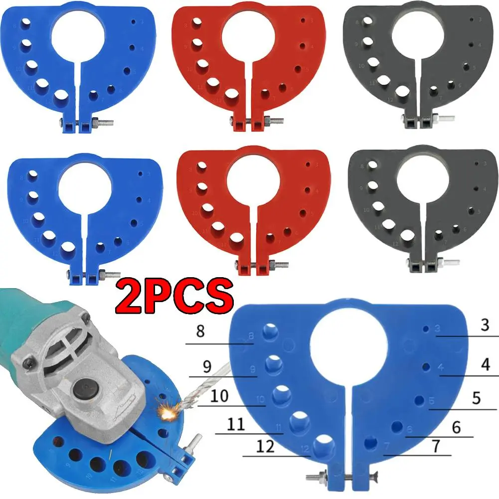3PC Drill Bit Sharpener 3-12mm Multi-specification Drill Grinder Tool Part Grinding Angle Grinding Tool Applicable Angle Grinder