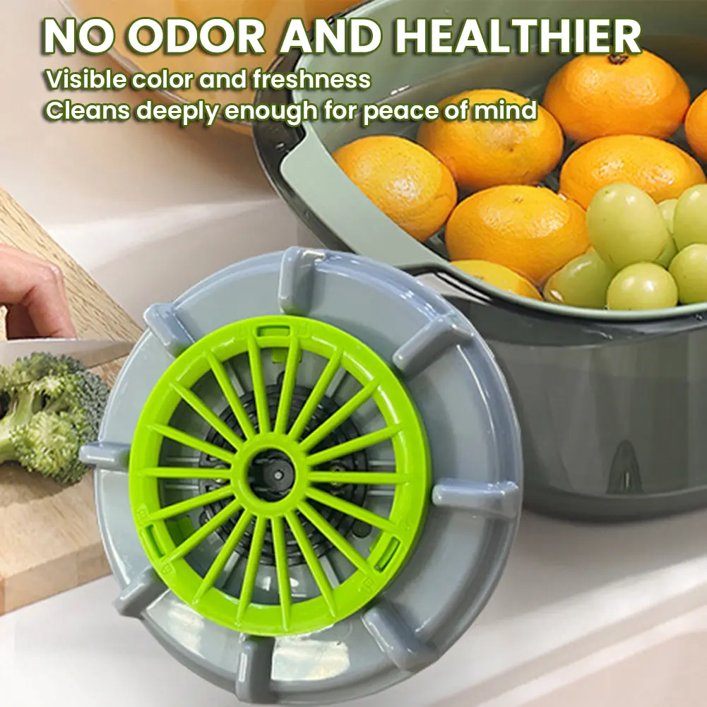 Portable Fruit Vegetable Washing Machine Fully Automatic Food Cleaner Machine Fruit Vegetable Cleaner Waterproof for Washing Fru