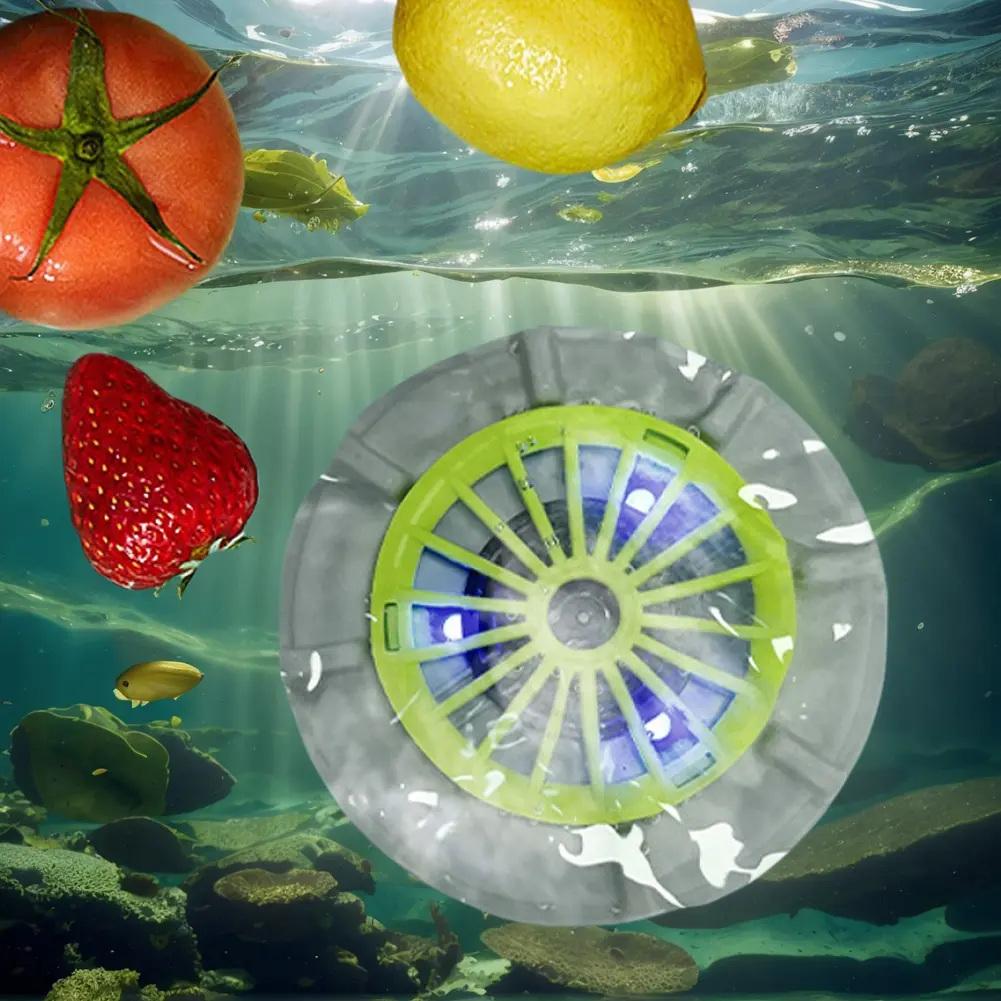 Portable Fruit Vegetable Washing Machine Fully Automatic Food Cleaner Machine Fruit Vegetable Cleaner Waterproof for Washing Fru