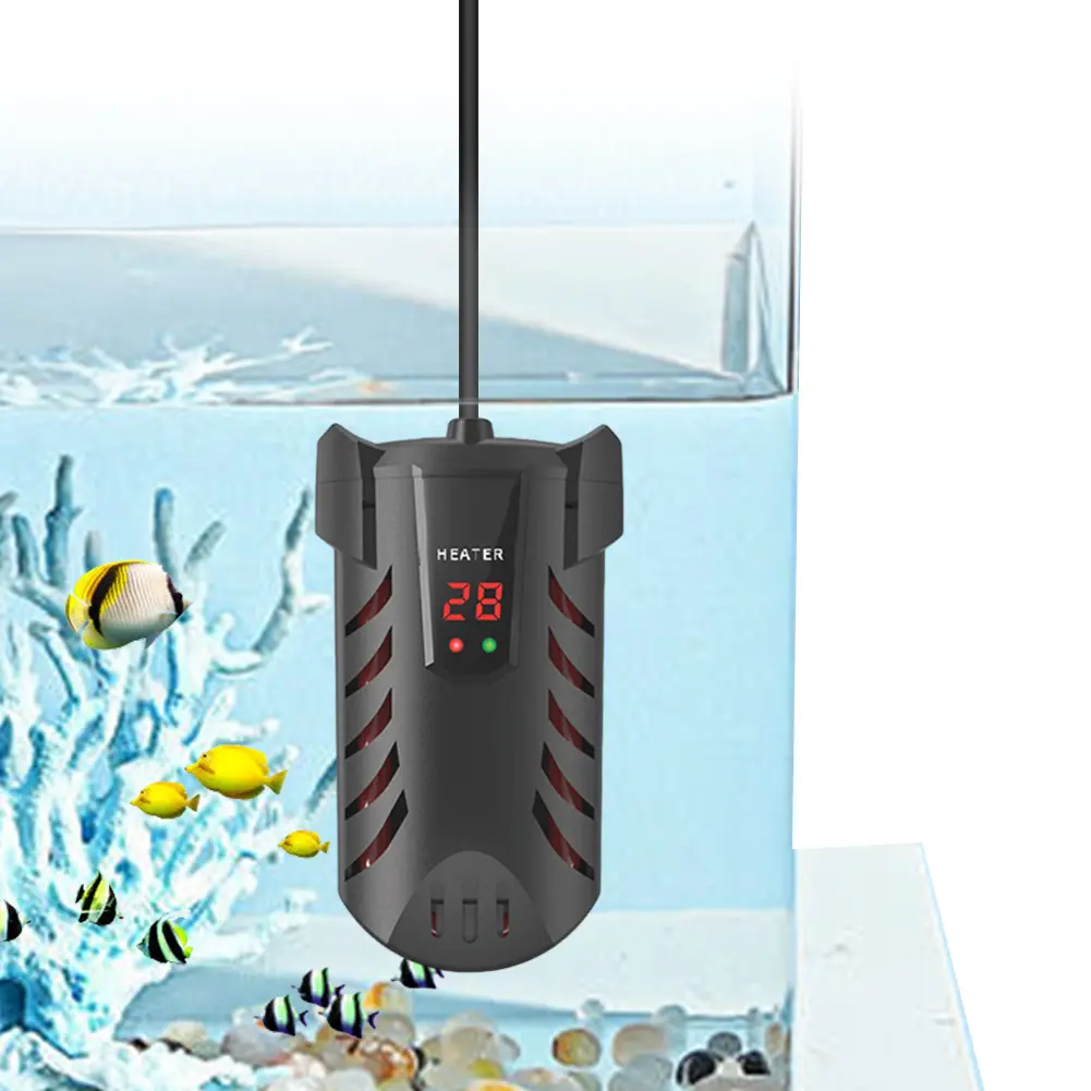 Submersible Fish Tank Heater Digital Display Fish Tank Thermostat Fish Tank Explosion-Proof Heating Rod Constant Temperature