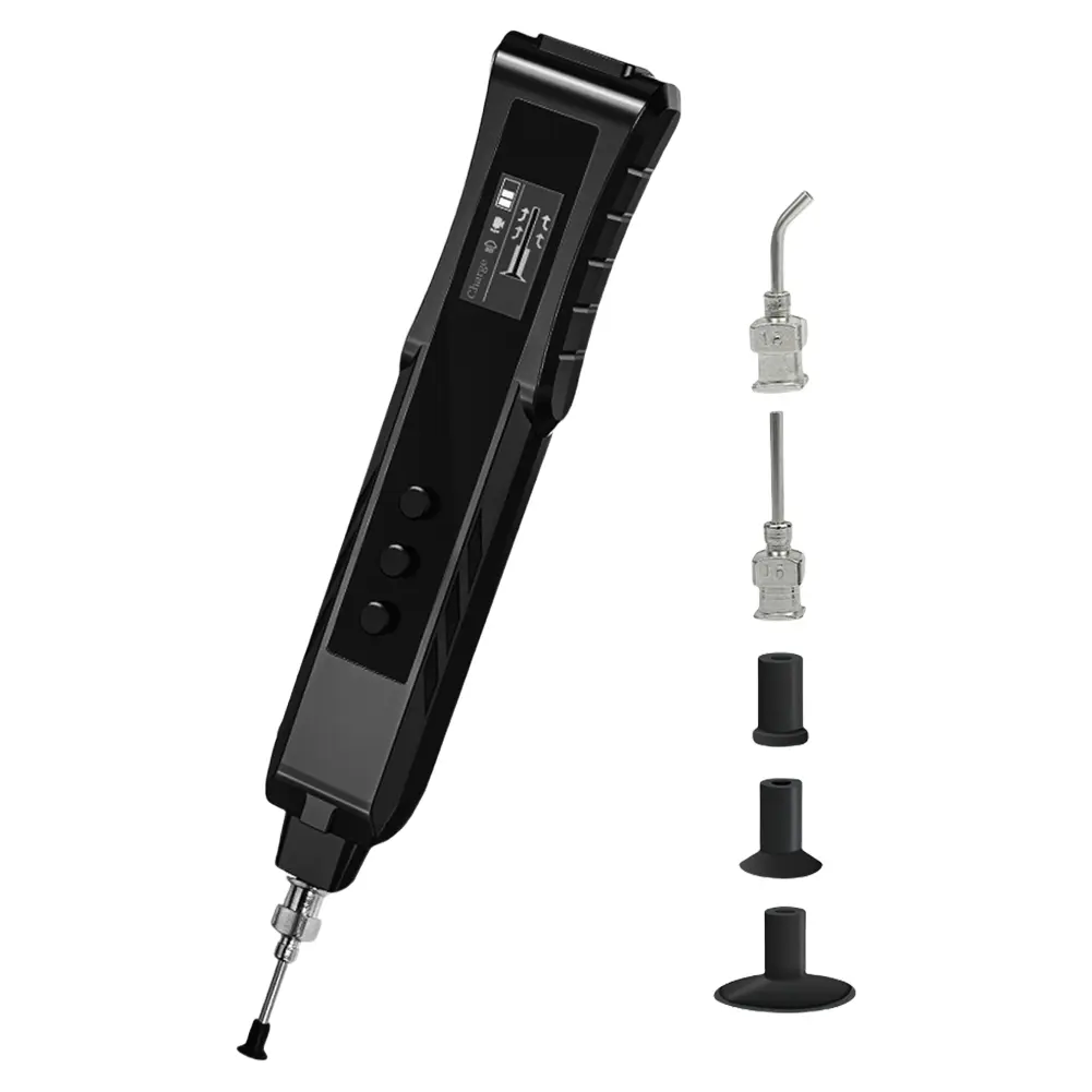 Electric Rechargeable Vacuum Pickup Tool Anti Static Suction Picker Up Hand Tool IC SMD Pick Up Set for IC Component Placement