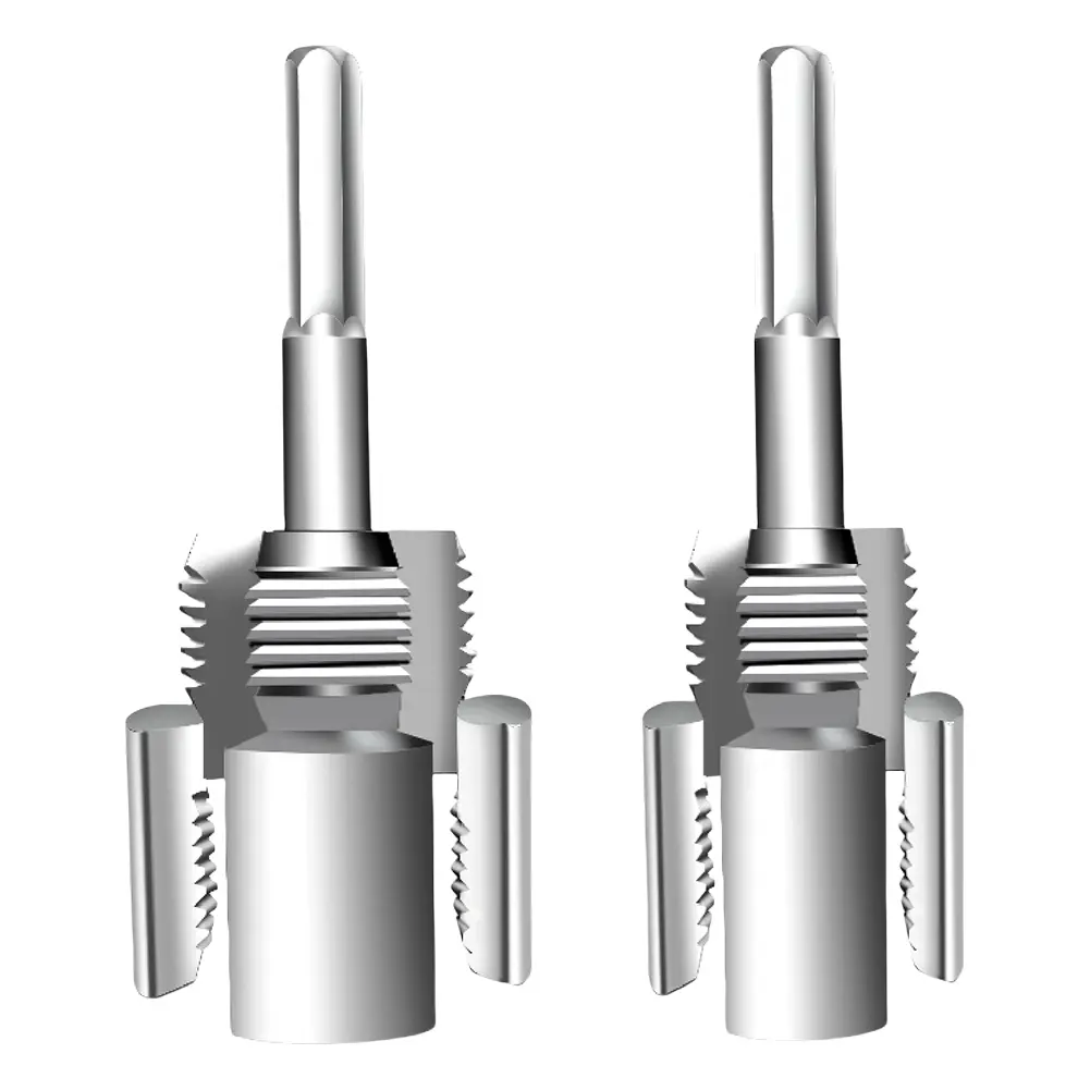Integrated Pipe Thread Cutting Tool 1/2 3/4 Inch PVC Pipe Threader Pipe Threading Tool Electric Drill Compatible for Home Repair