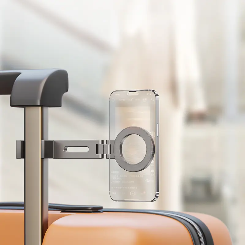 Magnetic Airplane Phone Holder 360° Flexible Rotation Cellphone Mount Train Seat Stand Travel Essentials for iPhone 15 14 13 12