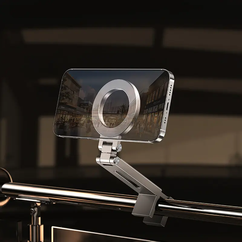 Magnetic Airplane Phone Holder 360° Flexible Rotation Cellphone Mount Train Seat Stand Travel Essentials for iPhone 15 14 13 12
