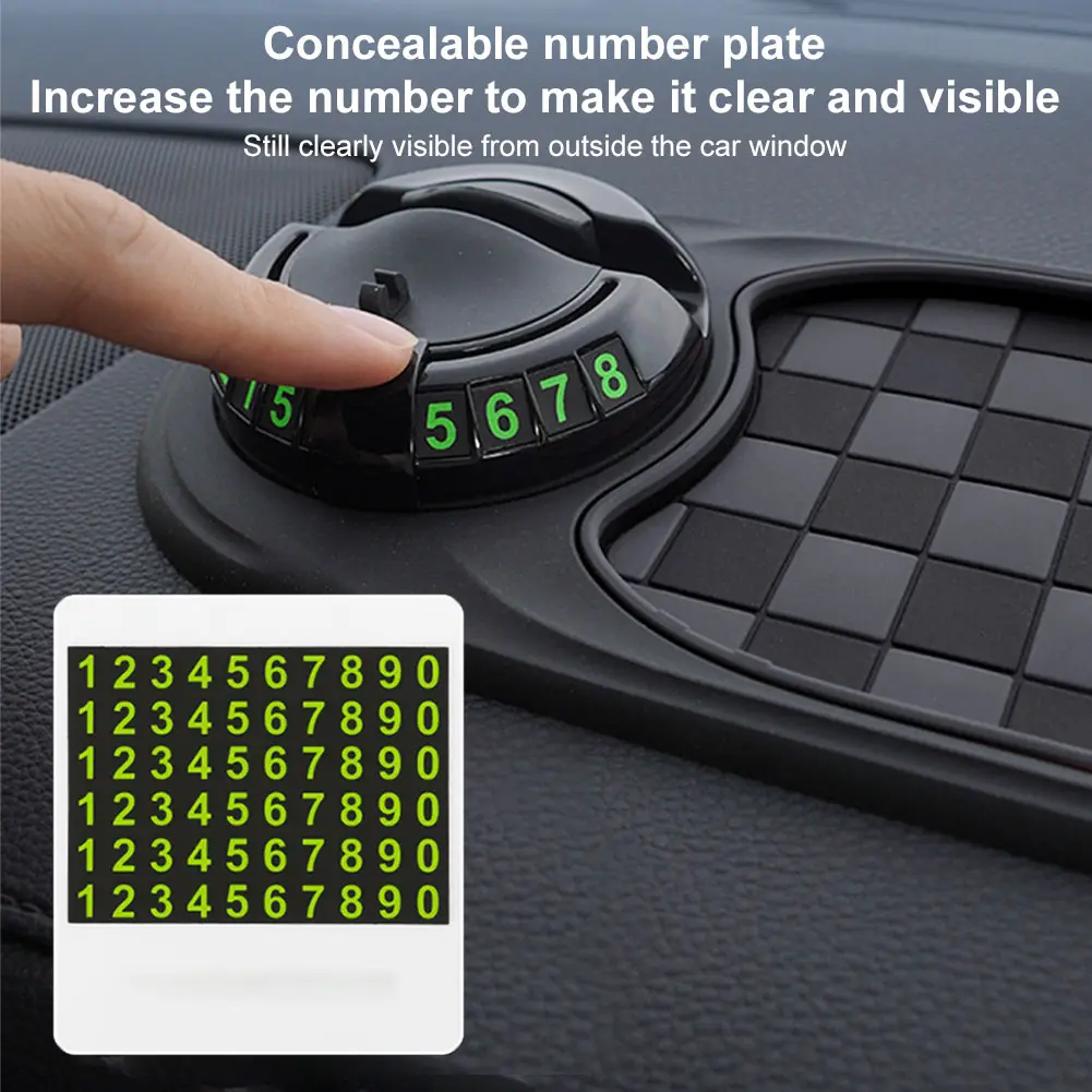 Multifunction Car Dash Mat Anti Slip Rug Dashboard Cell Phone Holder Silicone Dashboard Car Pad Mat for Car