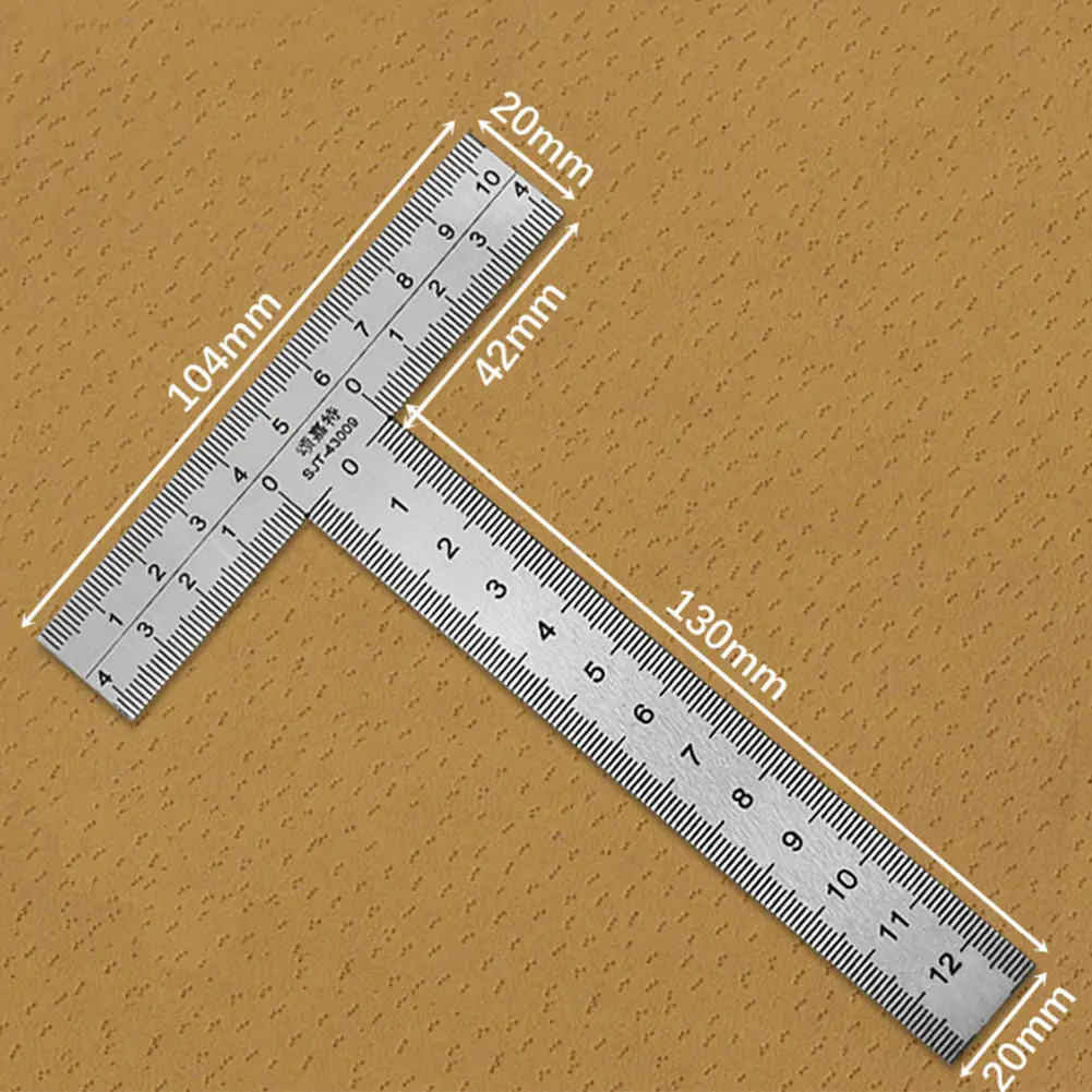 2Pcs Building Tools Square Ruler Stainless Steel Mini Right Angle Ruler Measuring Layout Tool Precision Building Framing Gauge