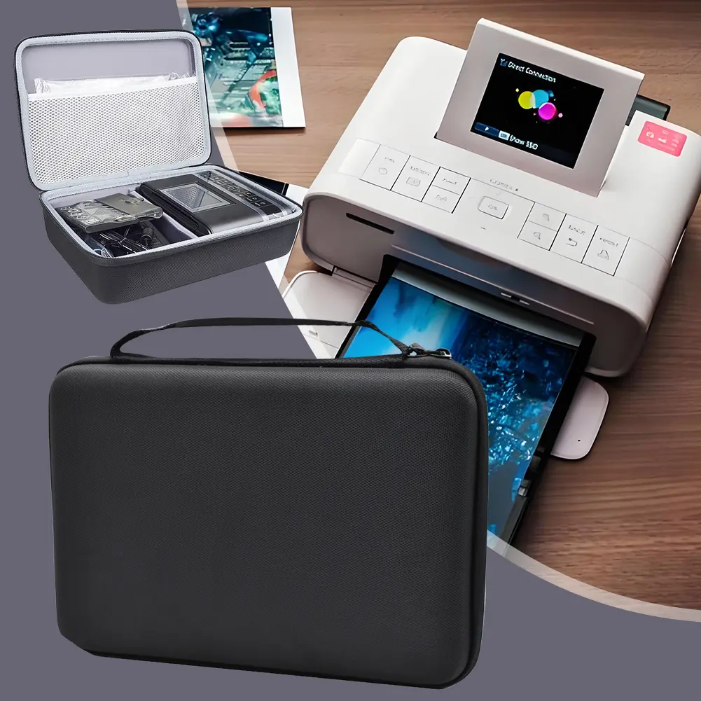 EVA Hard Storage Case Wireless Compact Color Photo Printer Shockproof Hard Travel Case for Canon Selphy CP1500 CP1300 CP1200
