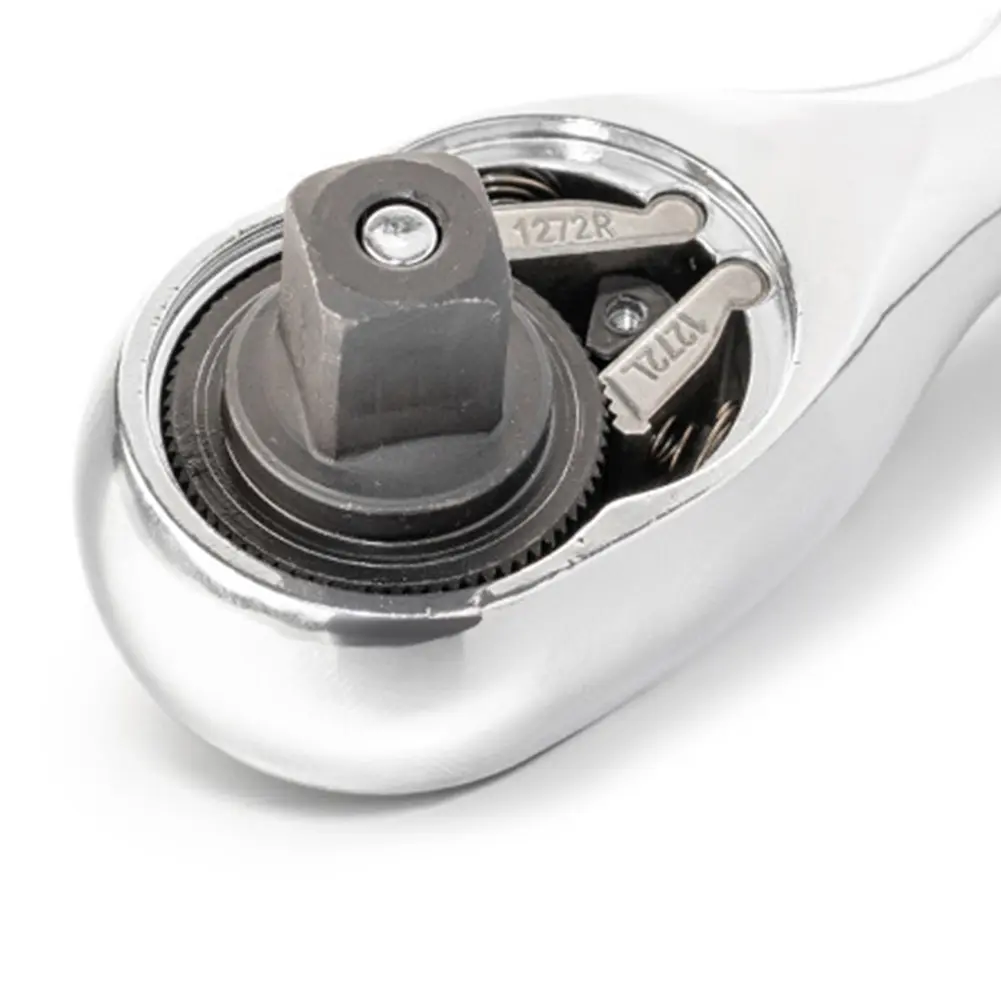 72 Teeth Quick Socket Mini Small Ratchet 1/4 3/8 1/2inch Mini Ratchet Handle Two-way Horns Short Handle Repair Tool