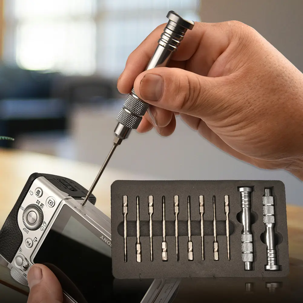 11 in 1 Precision Screwdriver Set Multifunctional Screw Driver Kit Electronics Repair Tool Kit for Mobile Phone/PC/Camera