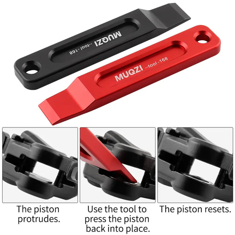 Bike Disc Brake Caliper Piston Press Tool Aluminum Alloy Bike Hydraulic Disc Caliper Piston Insert Tool Bike Repair Tools