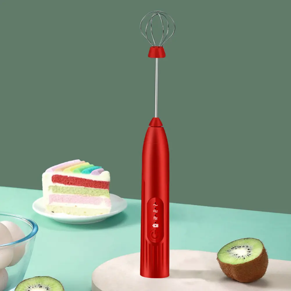 Automatic Milk Drink Coffee Whisk Mixer Electric Egg Beater Frother Kitchen Tool