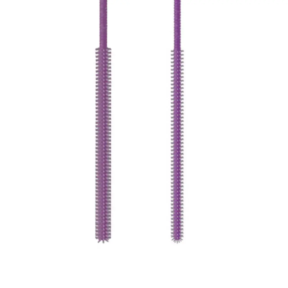 2Pcs Silicone Straw Cleaner Brush Reusable Straw Brush 6mm 9mm Straw Cleaning Brush for Cleaning Metal Glass Straws