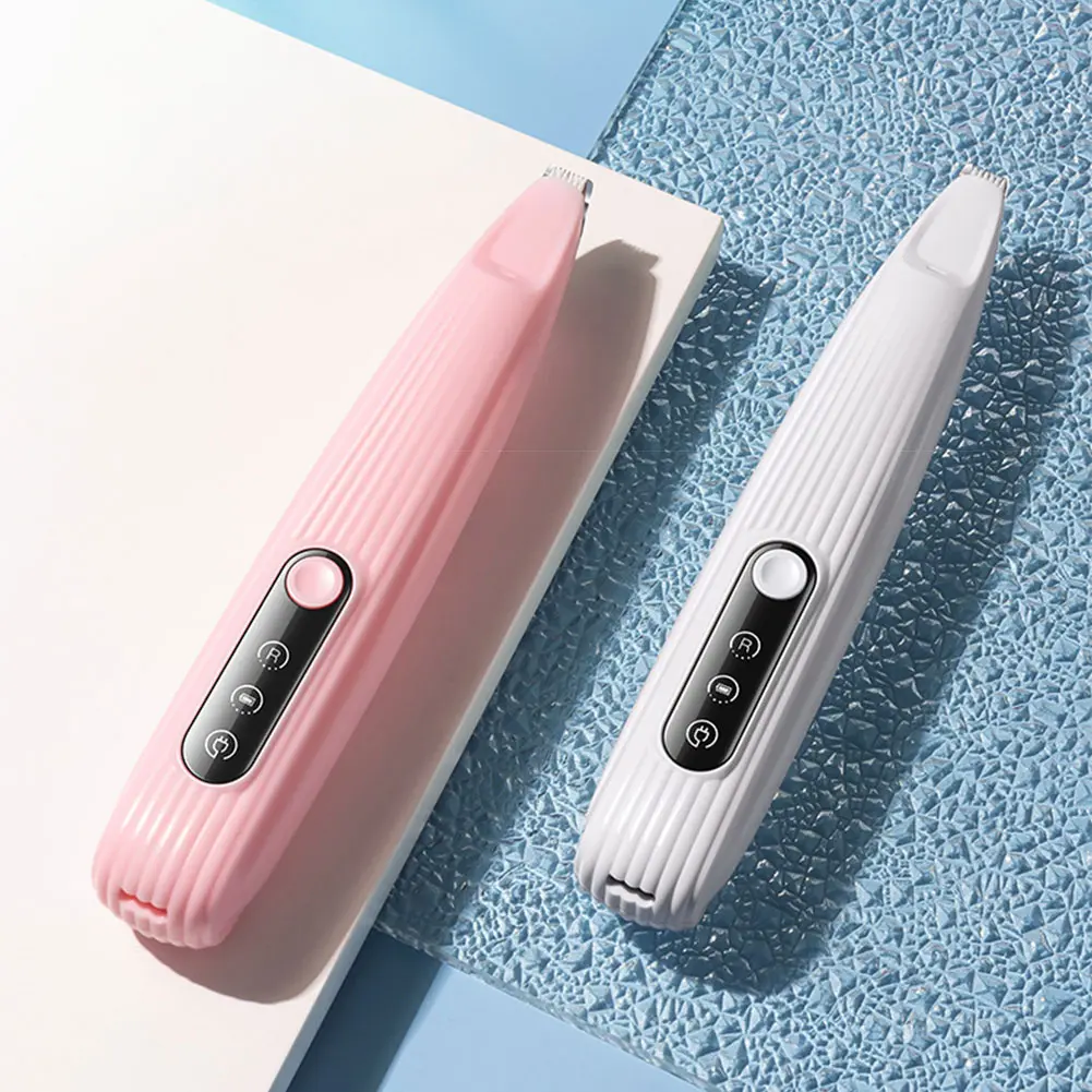 Cat Paw Trimmer Cat Clippers USB Rechargeable Pet Grooming Shaver LED Display Cat Trimmer Low Noise for Pet's Hair Around Paws