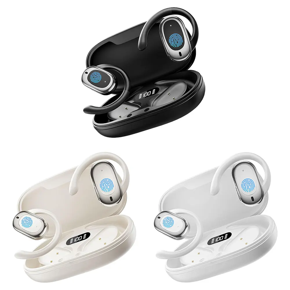Bluetooth-Compatible TWS AI Translator Earbuds Noise Cancelling 3-in-1 Real-Time Translation Headphones for Professionals