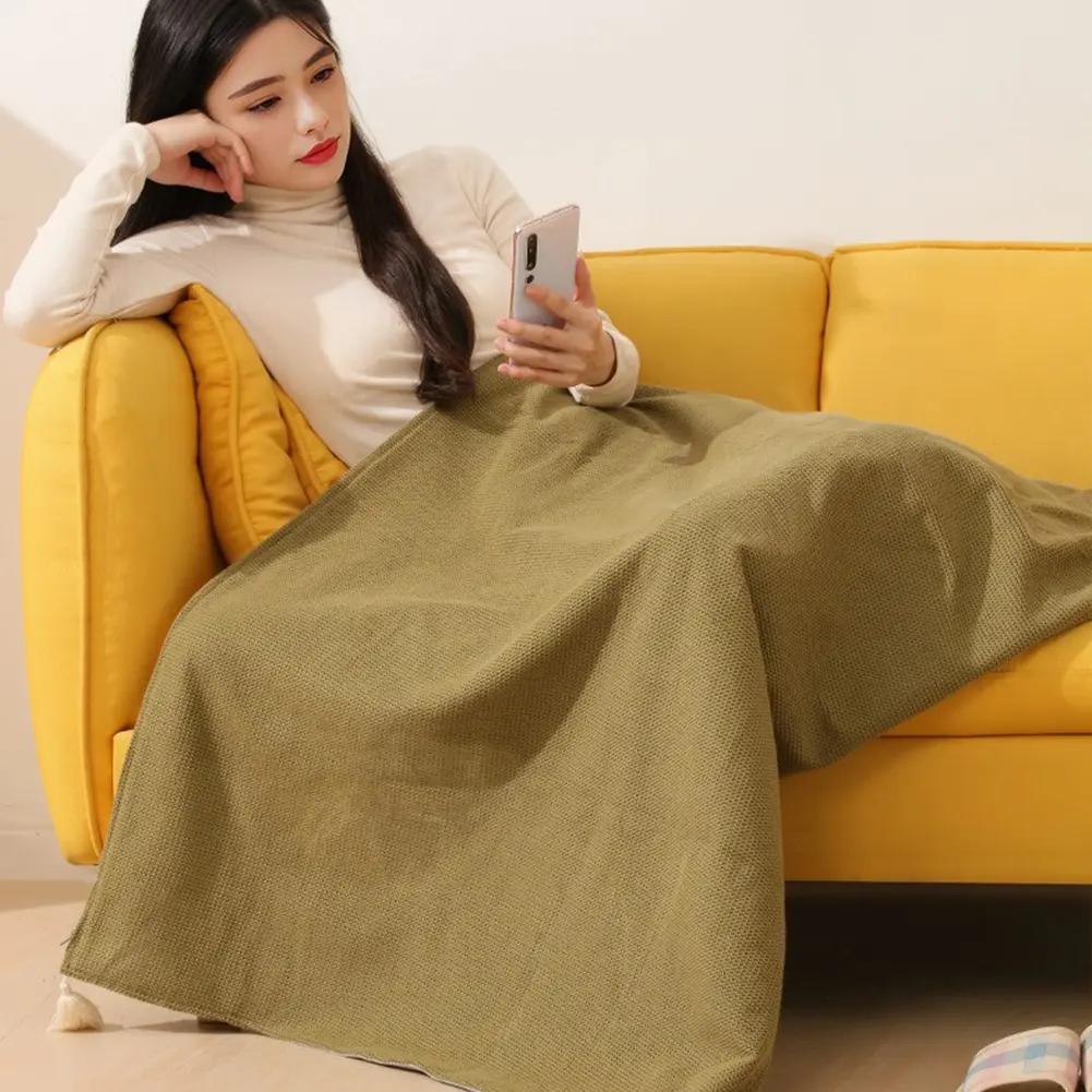 Wearable Heating Electric Blanket Shawl 3 Heating Levels Heated Shawl Portable Body Warmer Blanket for Home Office