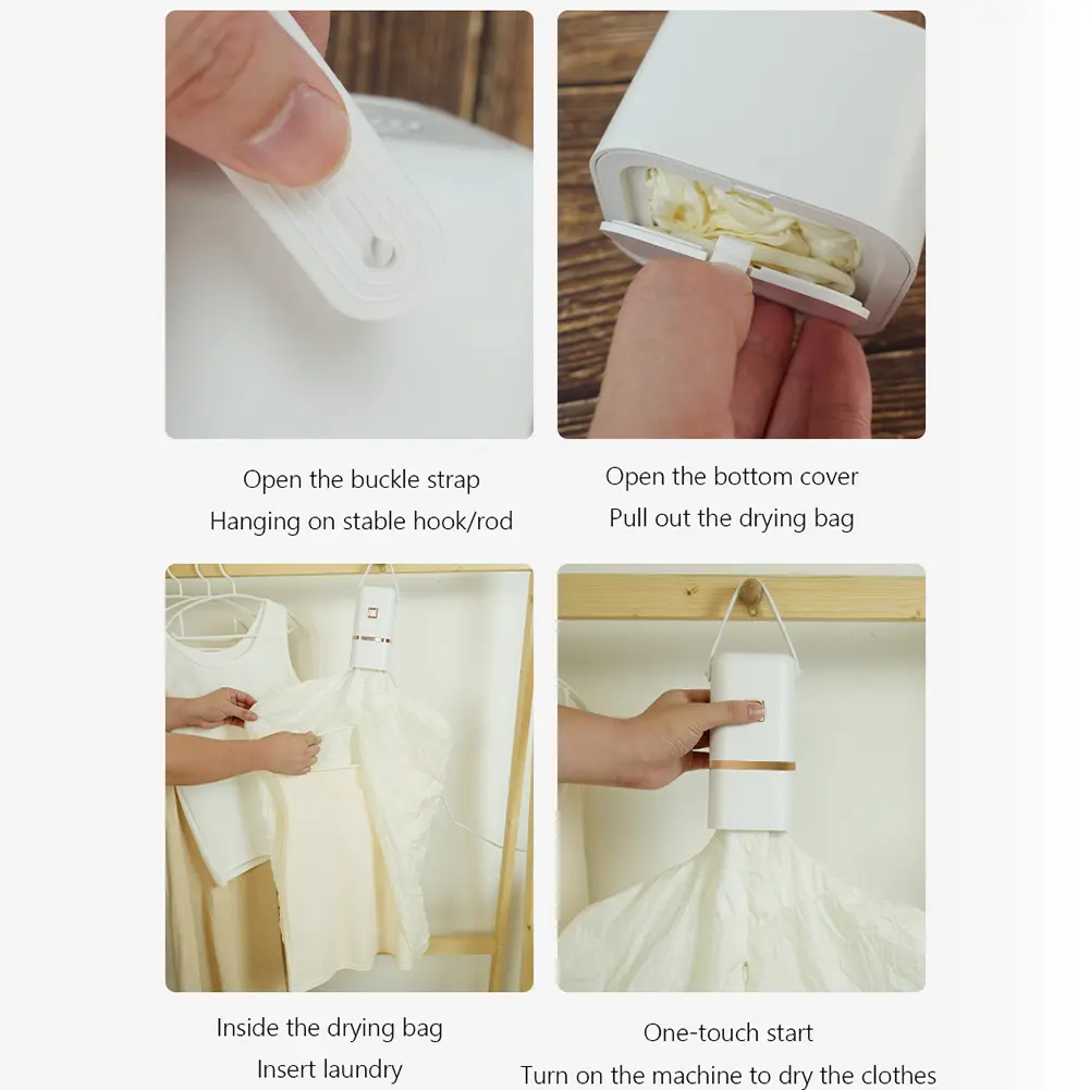 Portable Clothes Dryer for Light Clothes Underwear Baby Clothes Foldable Clothes Dryer for Apartments Travel Dorm RV