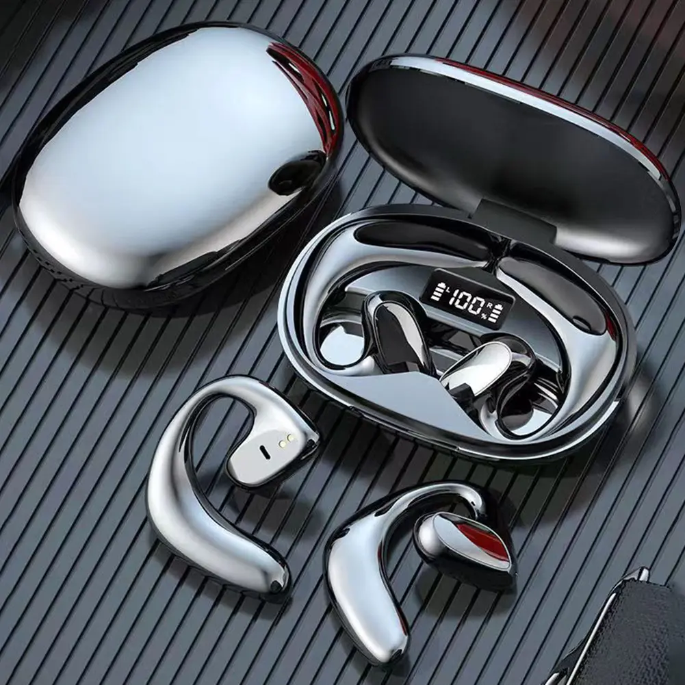 Language Translation Earbuds 144 Languages Bluetooth-Compatible 5.1 Translator Earbuds High Accuracy Real-time Two-Way Earbuds