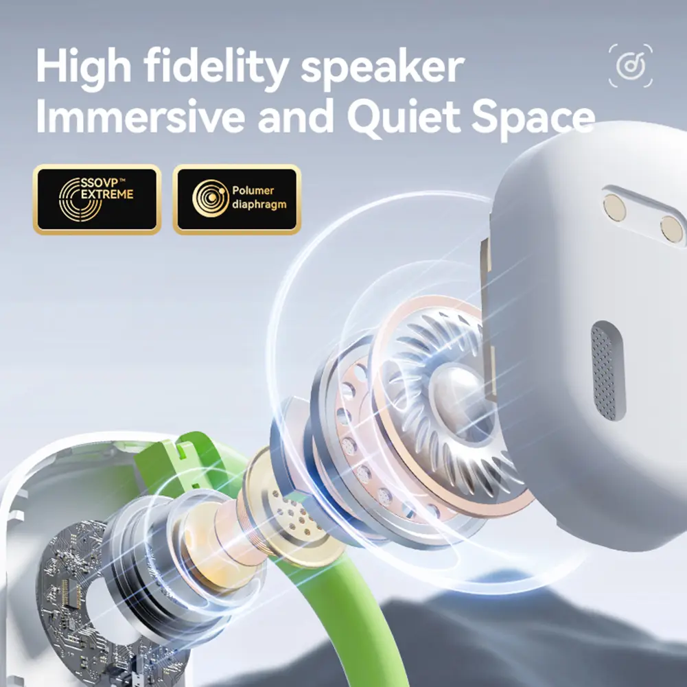 Translator Earbuds 144 Languages Bluetooth-Compatible 5.4 Translator Device Translation Earphones for Travel Business Learning