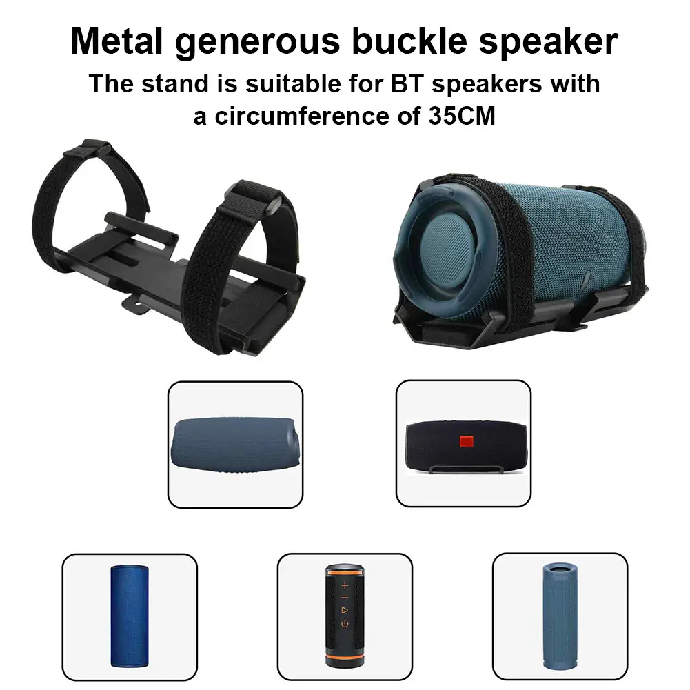 Portable Speaker Holder Speaker Attachment Adjustable Strap Wireless Speaker Straps Mount for JBL Charge3/4/5 for JBl Flip4/5/6