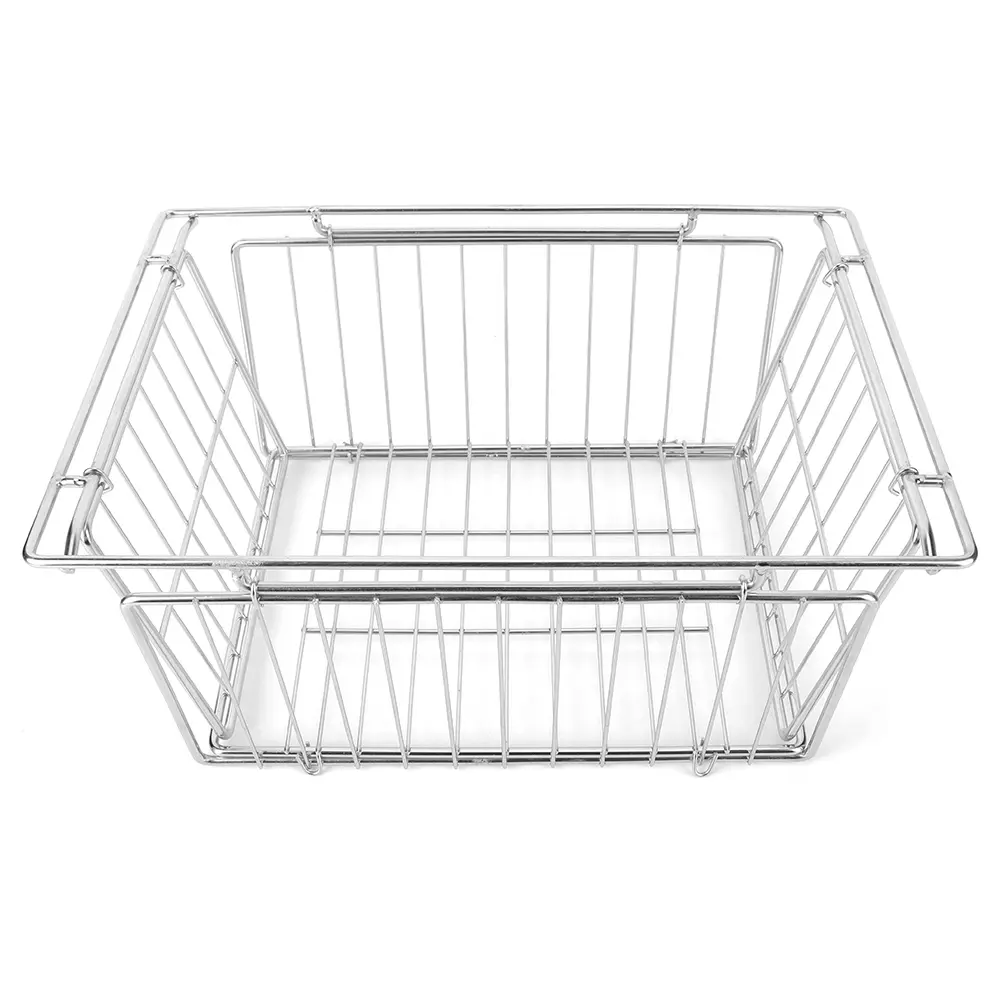 Table Panel Storage Basket Multifunctional Camping Folding Storage Basket Pots Bowls Plates Holder Basket IGT Table Accessories