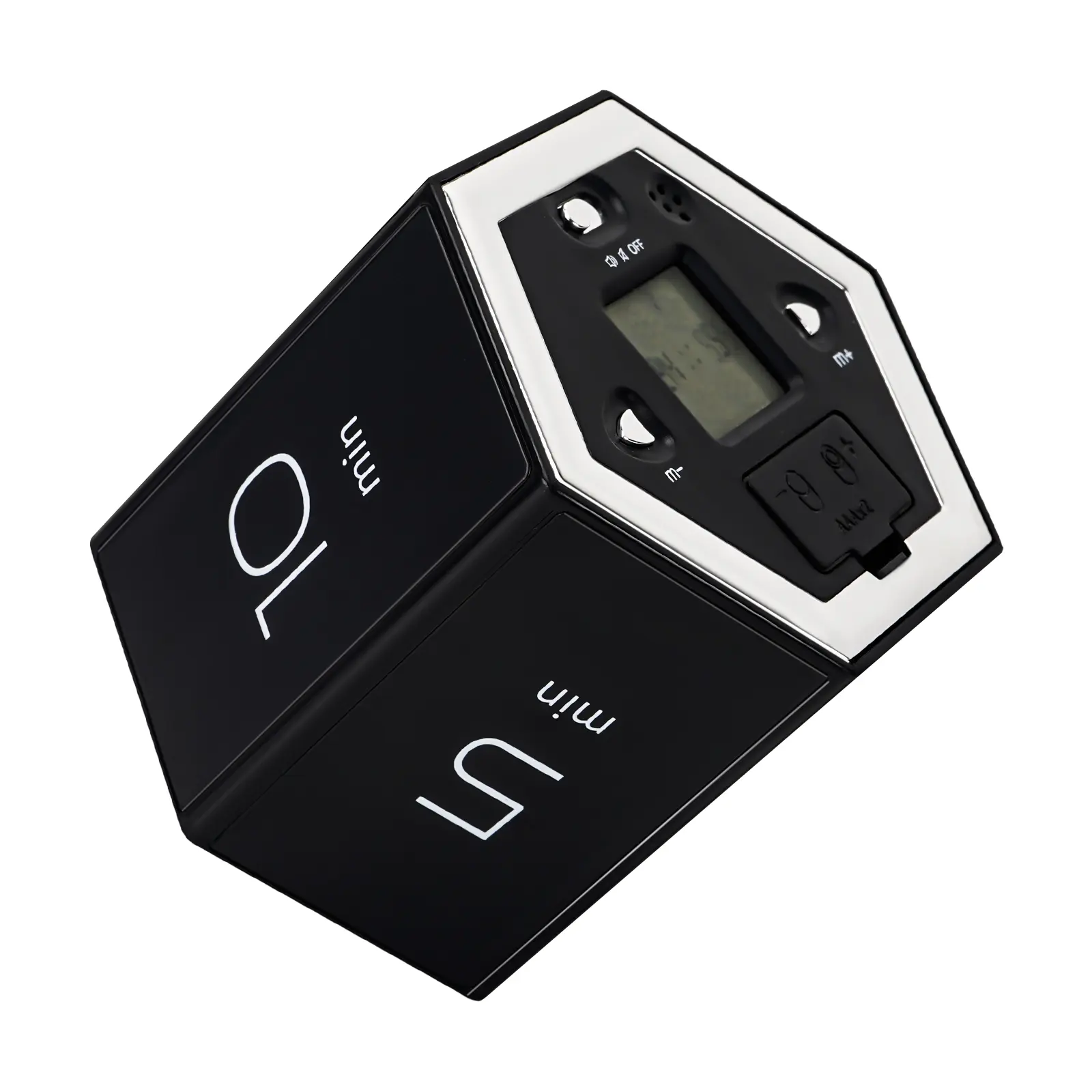 Creative Hexagon Flip Timer Mutable Countdown Reminder Count Down Up Kitchen Gadgets Supply for Classroom Kids Learning