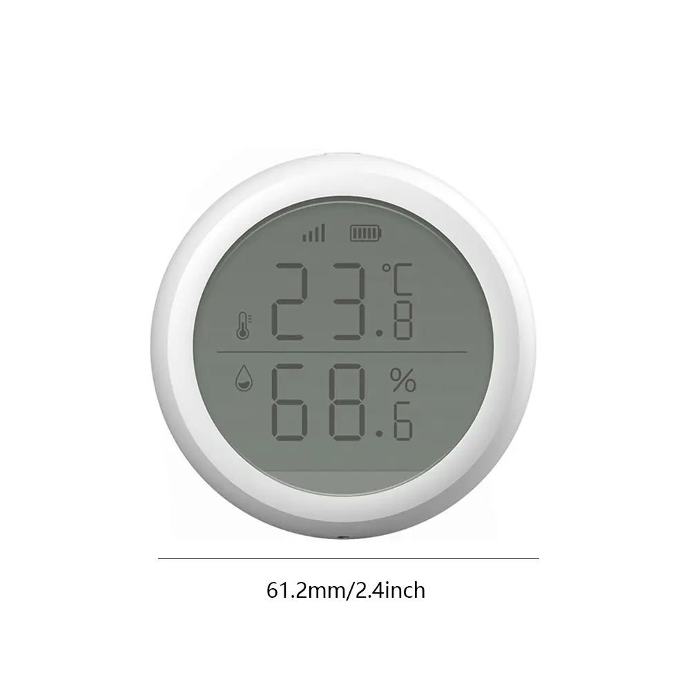 Tuya ZigBee Temperature and Humidity Detector DC3V Wireless Smart Hygrometer Multiple Temperature Modes Home Office Accessories